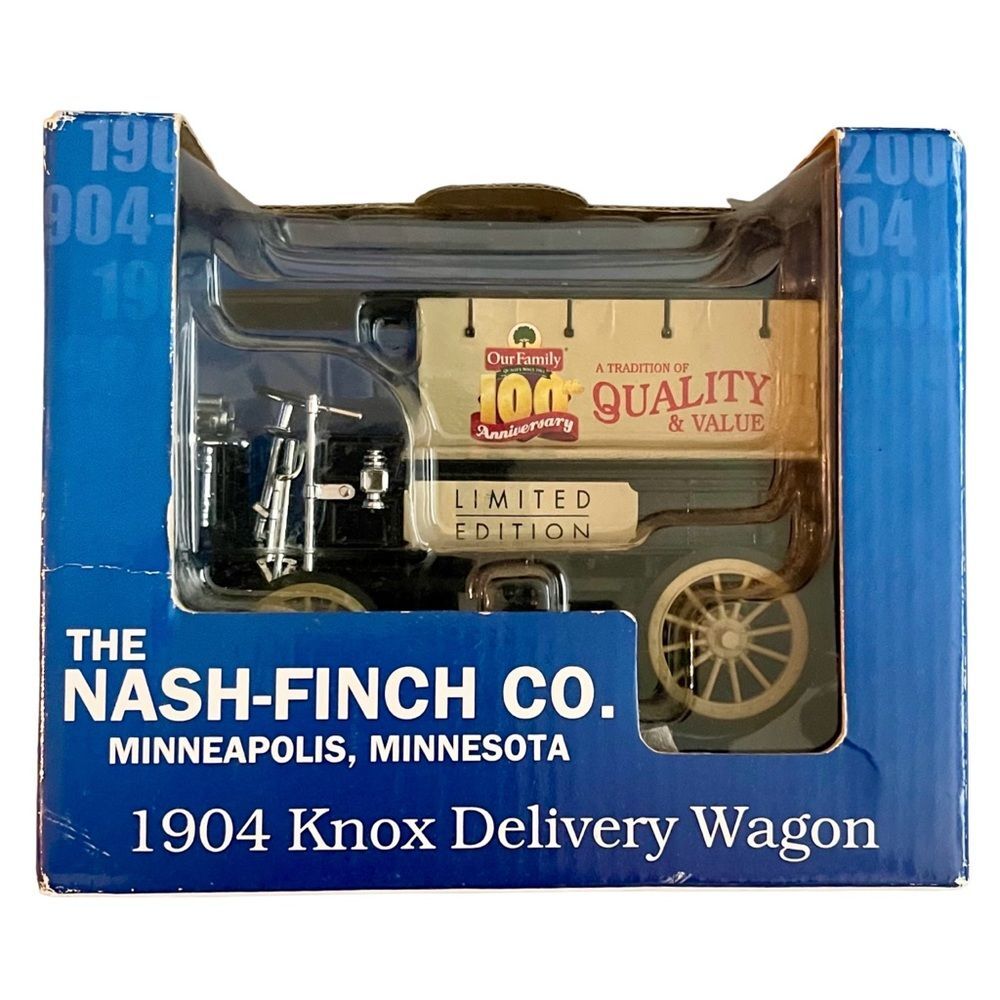 ERTL Nash Finch Die Cast Replica 1904 Knox Delivery Wagon Limited Edition RARE